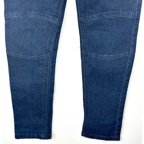 Pumpkin Patch Girls Denim Jeans Pull On Elastic Waist Stretch Blue Size 7 - Picture 4 of 9